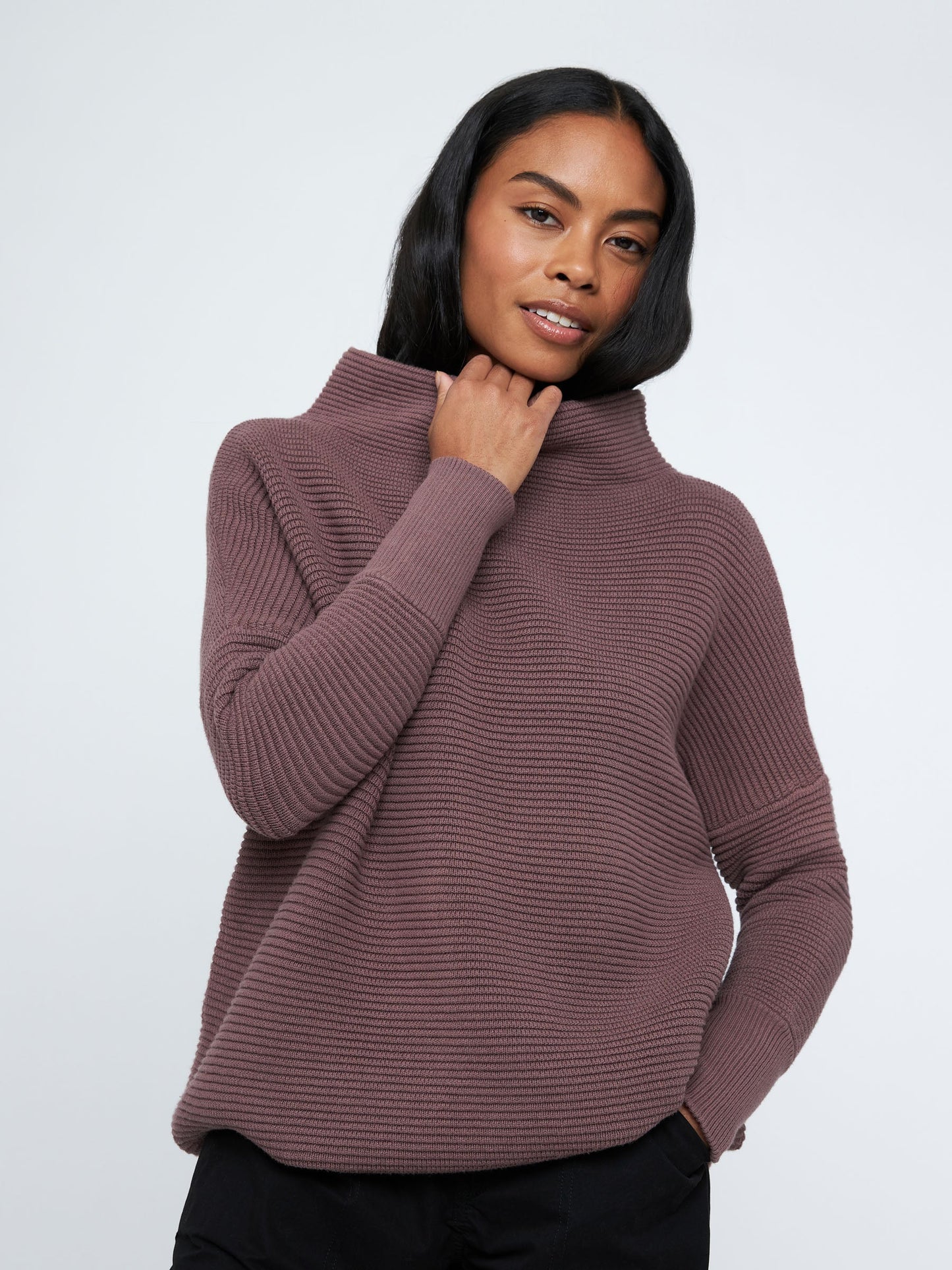 Kinley Pullover Tunic, , Knitwear, core-kinley-pullover-tunic, active, cofw23, Color:Black, Color:Sand Grey, Color:Shark Taupe, cozy gifts, cozy knits, fallessentials, fw23, kinley, knits, mday, Pullovers, regular price, sale23, select30, size-guide-alpha, size-guide-denim, size-guide-numeric, Size:L, Size:M, Size:S, Size:XL, Size:XS, Size:XXS, turtlenecks, Type:Knitwear, Type:Sweaters, Vendor:Monk & Lou, womens, PLENTY