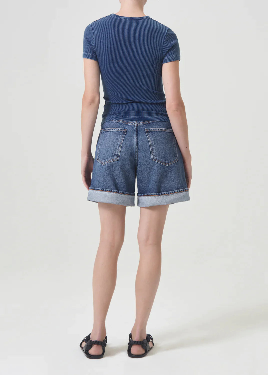 Dame Relax Cuff Short, , Denim, agolde-dame-relax-cuff-short-dk-ind, Color:Control, new womens, regular price, shorts, Size:23, Size:24, Size:25, Size:26, Size:27, Size:28, Size:29, Size:30, Size:31, ss24, Type:Denim, Type:SHORTS, Vendor:AGOLDE, womens, PLENTY