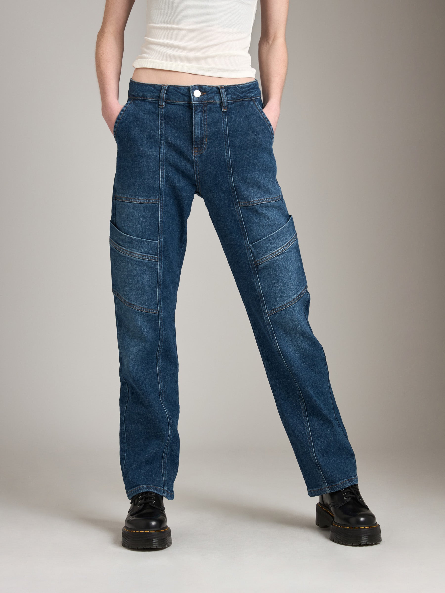 Premium Kobe Seamed Highrise Straight Leg, , Denim, tm-premium-kobe-seamed-high-rise-straight-leg, Color:Pacific Blue, high rise, highrise, new womens, regular price, size-guide-denim, Size:25, Size:26, Size:27, Size:28, Size:29, Size:30, Size:31, Size:32, Size:33, sp24, straight, Type:Denim, Vendor:Tailor Made, womens, PLENTY