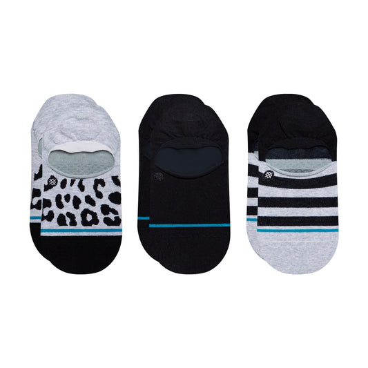 Leopard 3 Pack, , Accessories, stance-leopard-3-pack-no-show, active, new arrivals, regular price, Size:M, Size:S, socks, Type:Accessories, Vendor:STANCE, womens, PLENTY