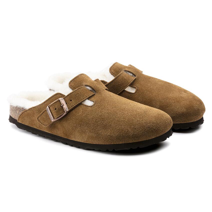 Boston Shearling Suede, , SHOES, boston-shearling-suede, active, bw22womens, carryover23, carryoverf23, Color:MINK NAT, Color:Stone Coin, cozyfits, fall22, gift guide her, mday, regular price, sandals, size-guide-alpha, size-guide-denim, size-guide-numeric, Size:36, Size:37, Size:38, Size:39, Size:40, Size:41, Size:42, slippers, sp23, temppull, Type:SHOES, vancitywild, Vendor:BIRKENSTOCK, womens, PLENTY